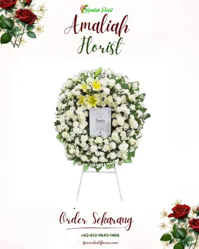 Krans Bunga Duka Cita di Padang Sarai