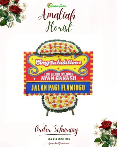 Bunga Papan Congratulation di Padang Sarai